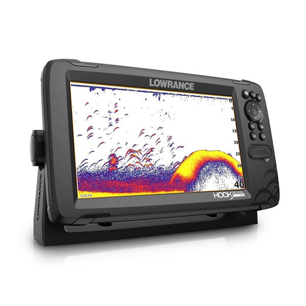Lowrance HOOK Reveal 9 Tripleshot Traducer and AUS/NZ Charts – CM