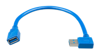 USB extension cable 0.3m one side right angle (for Color Control in wall mount enclosure)
