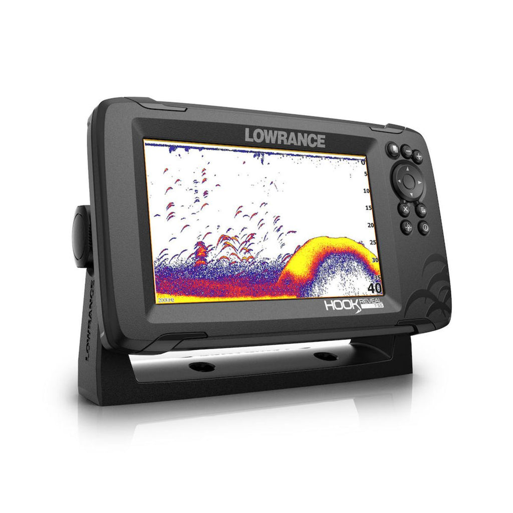 Lowrance HOOK Reveal 7" w/ SplitShot Transducer & AUS/NZ charts CM Marine