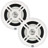 DUAL Marine Bluetooth Stereo Combo w/ 6.5" Speakers + Antenna White